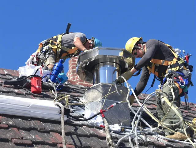 Protective chimney cap installed by Poinciana Chimney Sweep in Poinciana, FL