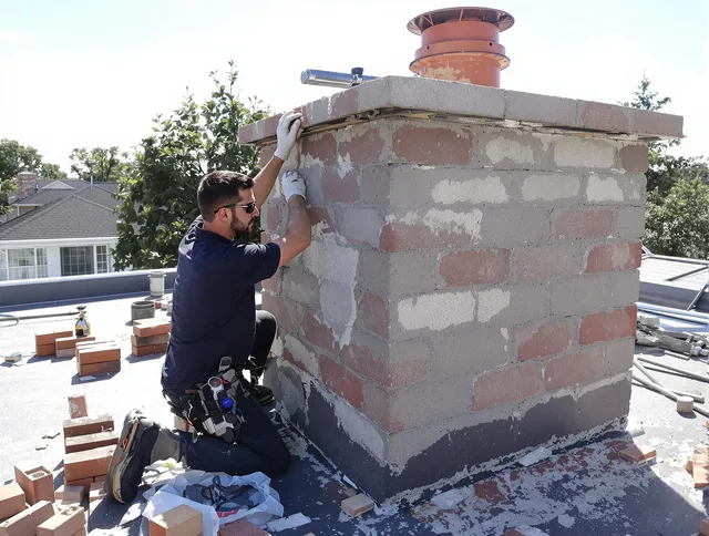 Advanced chimney repair process by Poinciana Chimney Sweep in Poinciana, FL