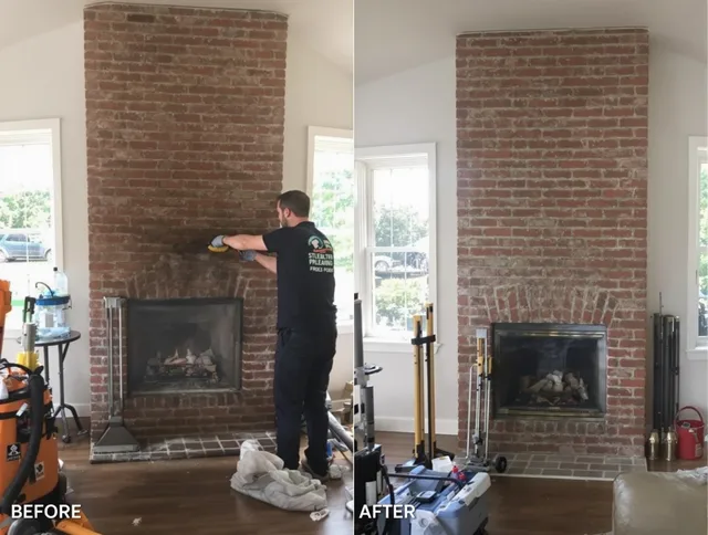 Finished chimney sweeping service by Poinciana Chimney Sweep in Poinciana, FL