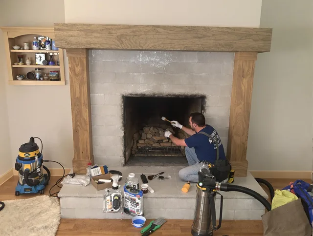 Detailed creosote removal process by Poinciana Chimney Sweep in Poinciana, FL
