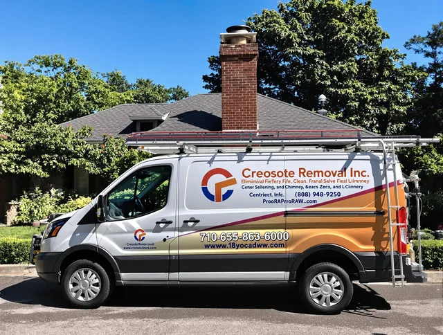 Poinciana Chimney Sweep technician removing creosote safely in Poinciana, FL
