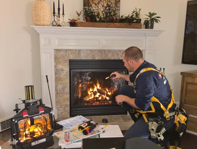 Safety-focused fireplace inspection by Poinciana Chimney Sweep in Poinciana, FL