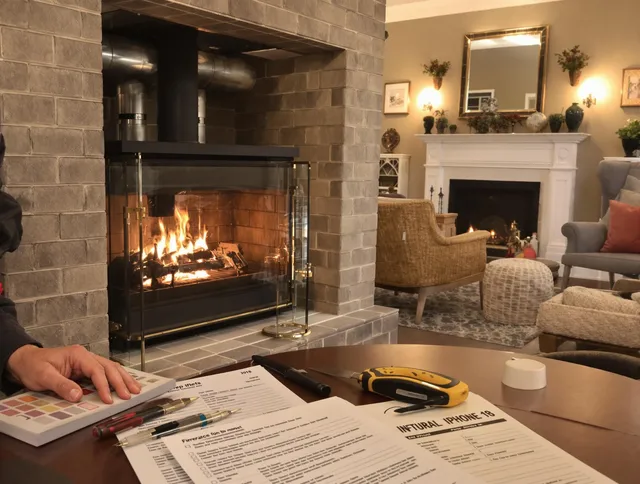 Poinciana Chimney Sweep verifying fireplace safety measures in Poinciana, FL
