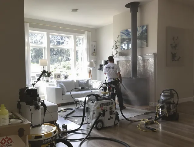 Soot removal service by Poinciana Chimney Sweep for a fireplace in Poinciana, FL